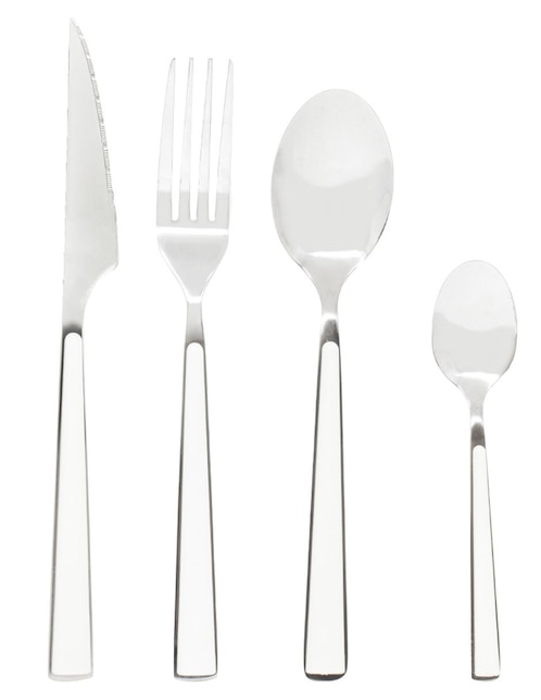 SET CUBIERTOS 16 PZAS FLORIDA, BLANCO H
