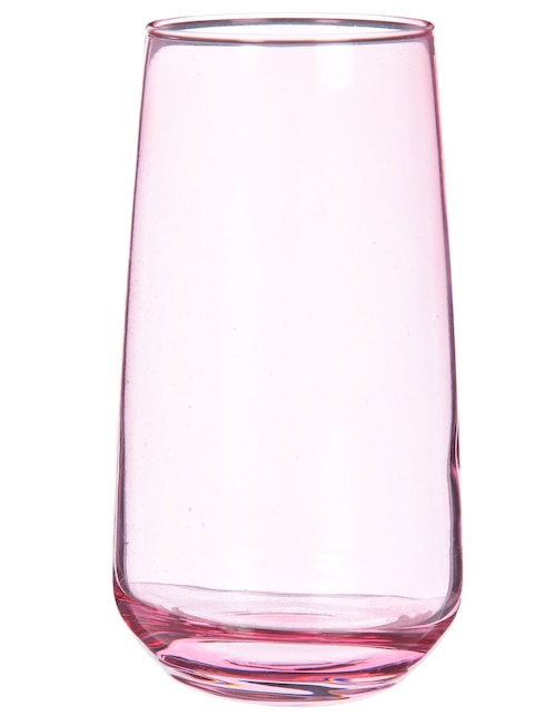 VASO HIGH BALL 1 PZA CHR, 480 ML, ROSA