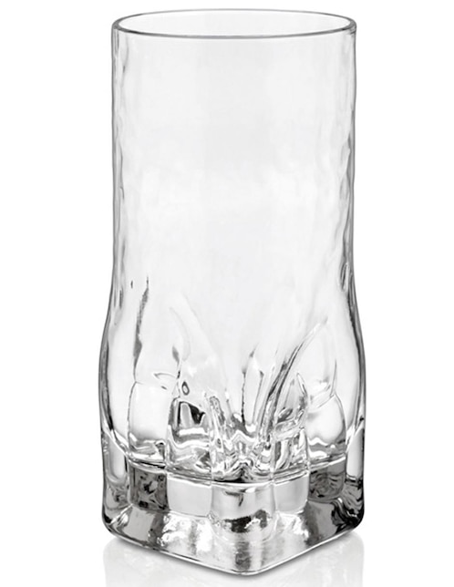 Set vasos Borgonovo Frosty de vidrio con 6 piezas