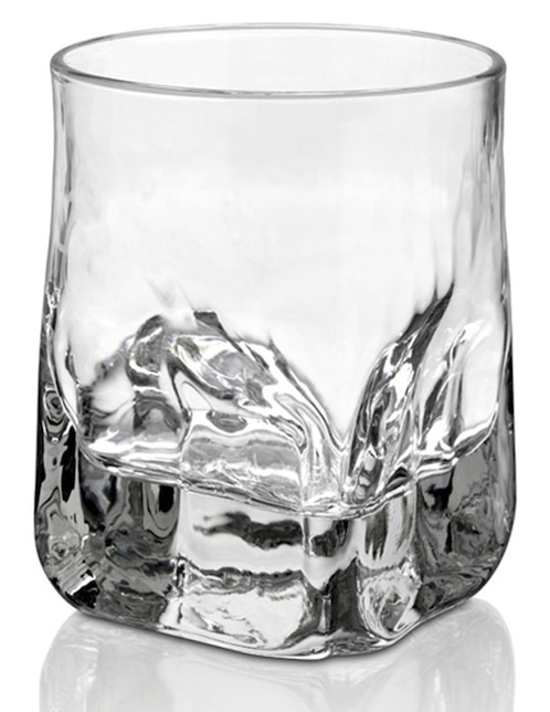 Set de tequileros Borgonovo Frosty de vidrio con 6 piezas