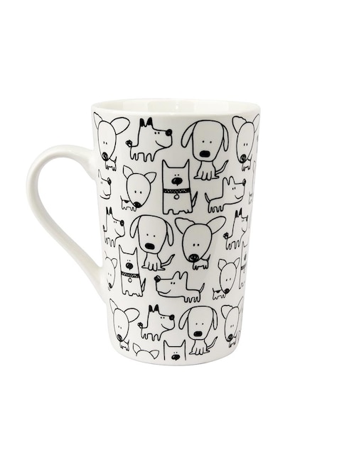 Taza latte Haus Collage Dogs