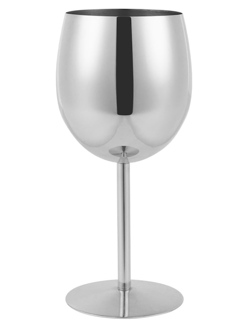 Copa para vino blanco Haus Metallic de acero inoxidable