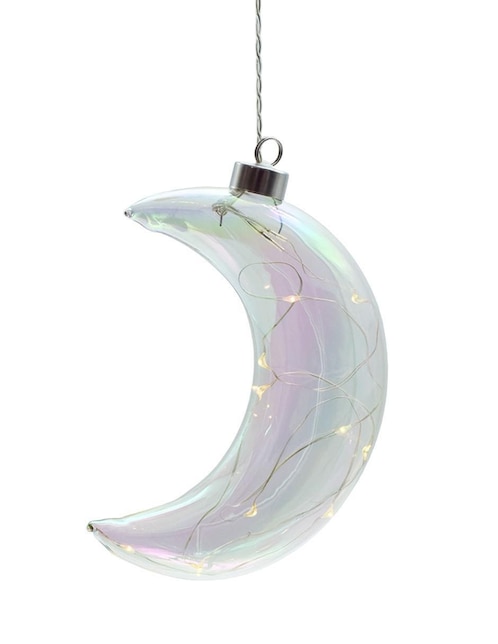 Colgante decorativo Angio Candles Luna de cristal Led