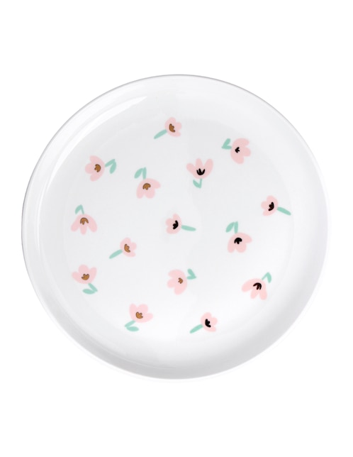 Plato ensalada Haus Sweet Flowers de porcelana 1 pieza