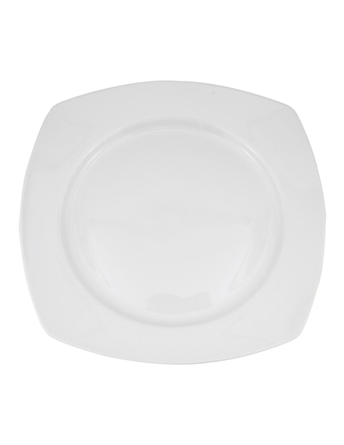 Plato ensalada Haus White de porcelana