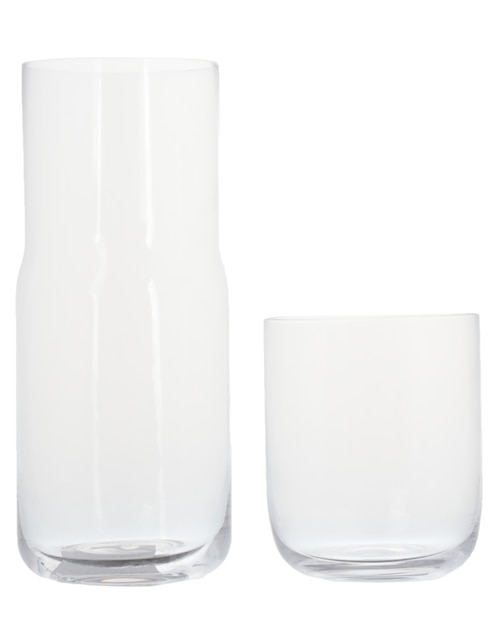 Set jarra con vasos vidrio Haus Ciara
