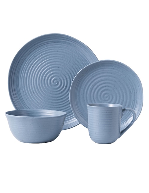 Vajilla cerrada Haus Numa de stoneware 16 piezas