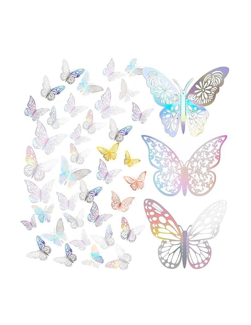 Figura decorativa de mariposa Wünd de metal