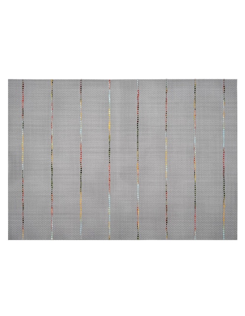 Mantel individual rectangular de plástico