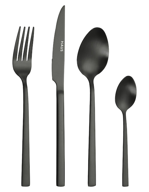 Set cubiertos Glow de acero inoxidable 24 piezas 1