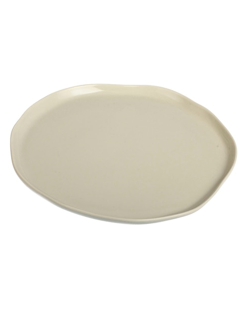 PLATO TRINCHE REDONDO UR, 26 CM, BEIGE