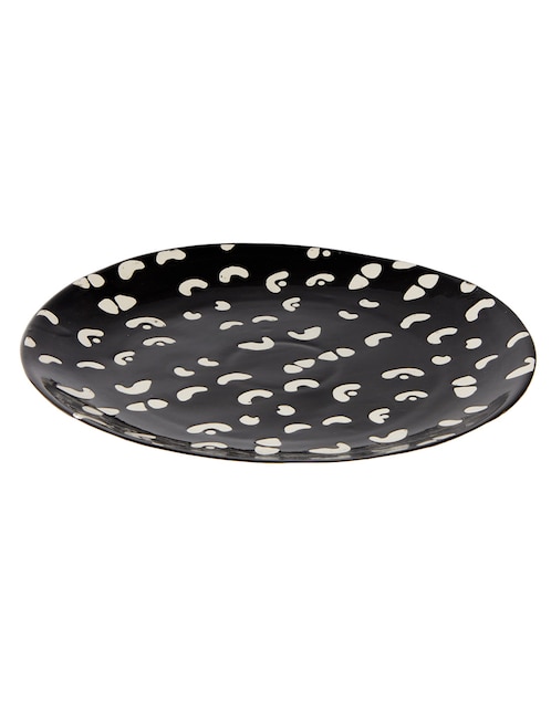 Plato ensalada halloween Haus Spooky Season de stoneware