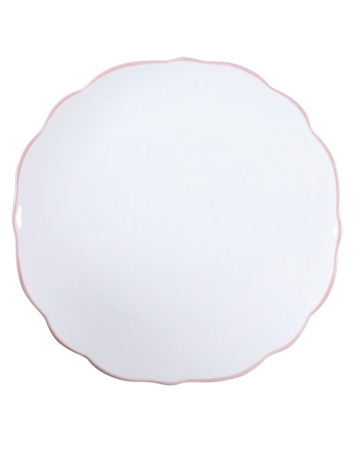 Plato trinche Haus Tulip de stoneware
