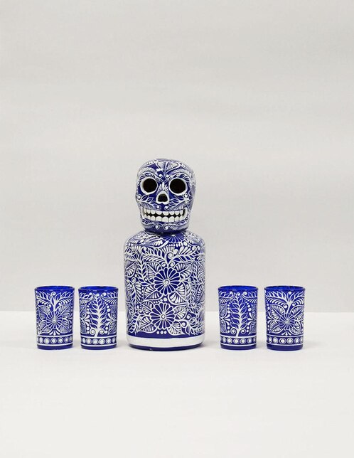 Licorera Mexskeletons Mezcal