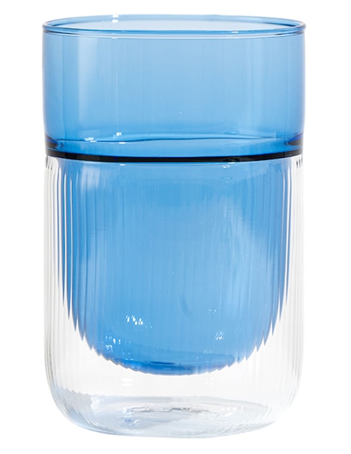 Vaso doble pared de vidrio 1
