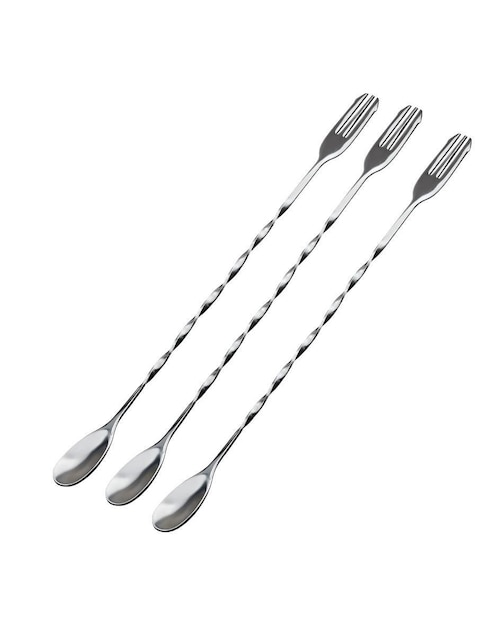 Set agitadores de bebidas Xtellar de acero inoxidable