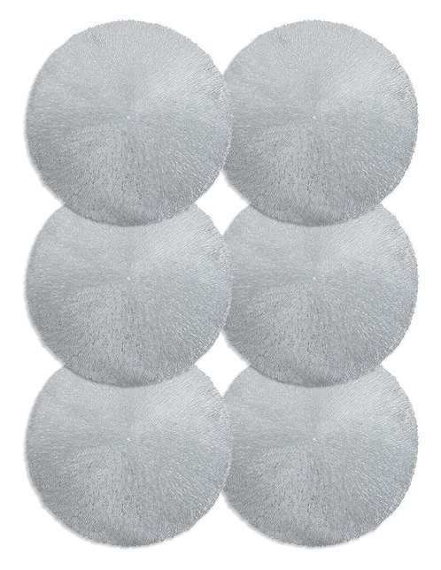 Set plato base navideño Tutal de plástico 6 piezas