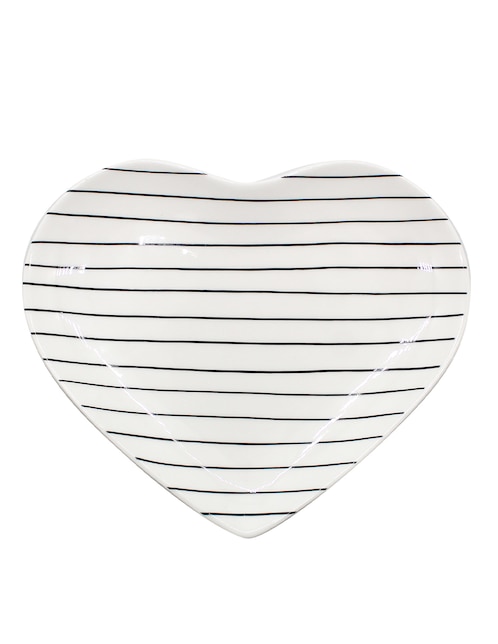 Plato B&W de porcelana 1