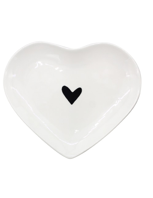 Plato B&W de porcelana 1