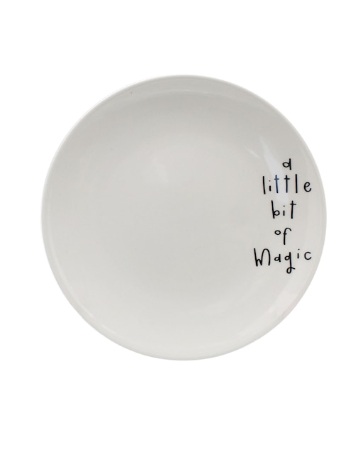 Plato postre Amore de porcelana 1