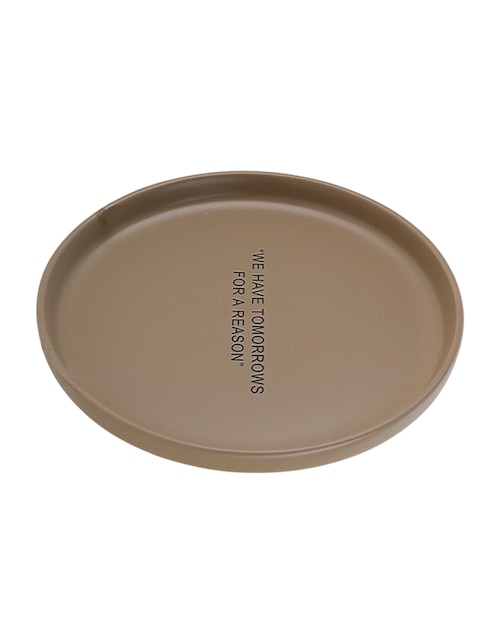 Plato postre Thoughts de stoneware 1