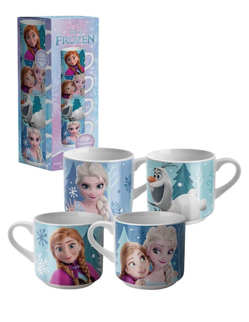 Set de tazas clásicas Berry Hip Frozen 4 piezas
