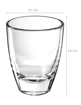 Vaso tequilero Haus de vidrio