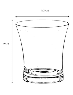 Vaso old fashion Haus de vidrio