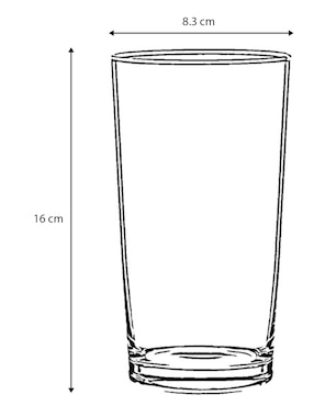 Vaso cooler Haus de vidrio