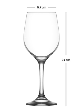 Set vasos y copas Haus de vidrio con 24 piezas