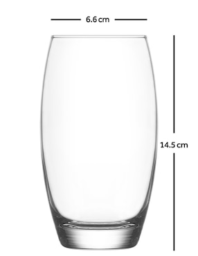 Set vasos y copas Haus de vidrio con 24 piezas