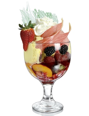 Set de copas para postre Borgonovo Palm de vidrio