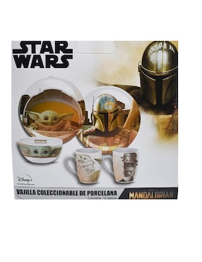Vajilla cerrada Pasabache de porcelana