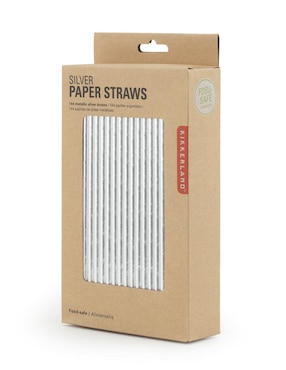 Popotes Kikkerland de papel con 144 piezas