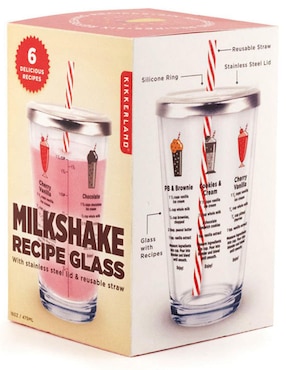 Vaso Kikkerland de vidrio