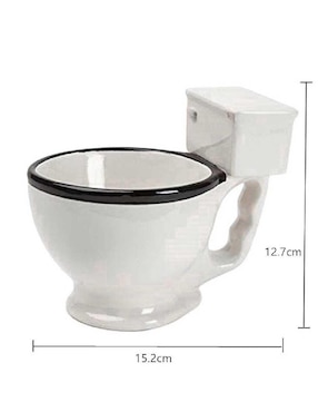 Taza ornamental Happy Ware Inodoro