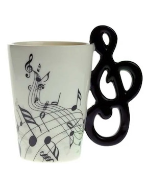Taza clásica Happy Ware nota musical