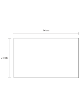 Mantel individual rectangular de vinil Haus Slam