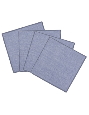 Set servilleta Chambray Haus de algodón 4 piezas