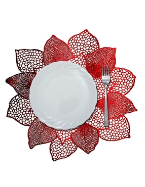 Mantel individual Christmas Spirit Poinsettia