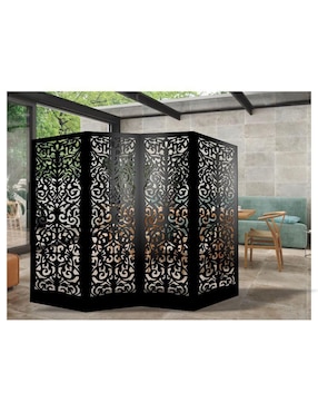 Biombo Rayand Decor 4 paneles de MDF