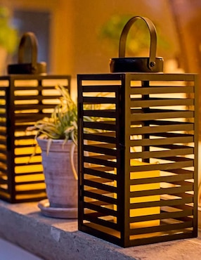 Candelabro de metal Angio Candles Gobi Solar