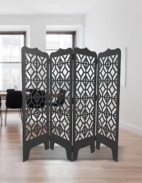 Biombo Rayand Decor 4 paneles de MDF