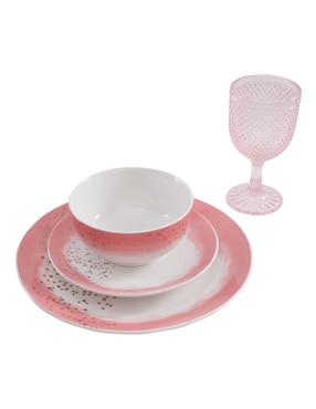 Vajilla cerrada Haus castelar de porcelana para 4 personas