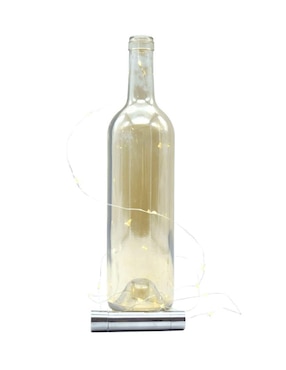 Botella decorativa de botella Angio Candles de cristal