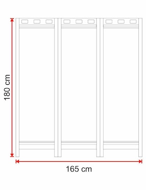 Biombo Rayand Decor Cuadros 3 paneles de Madera