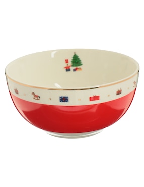 Bowl Navideño Bolo De Cerámica