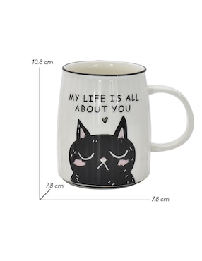 Taza americana Haus Gato 2 piezas