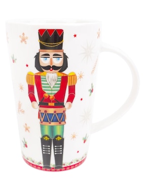 Taza Navideña Americana Christmas Spirit Nutcracker