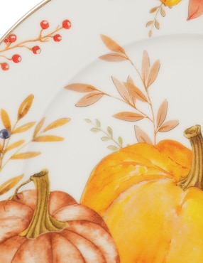 Plato ensalada Haus Harvest de porcelana